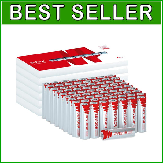 72-Pack Lithium AA Batteries 1.5V 3000mAh - Long-Lasting Power for All Devices