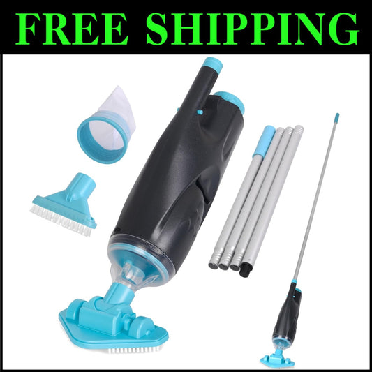 Cordless Spot Cleaner: Lightweight Handheld Pool Vacuum for Above-Ground Pools