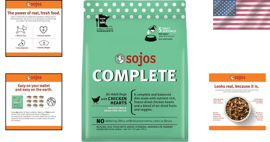 Healthy 1.75 lb Chicken Dehydrated Dog Food - Grain-Free & Ready in Minutes