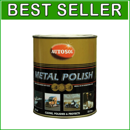 750 ml Unscented Metal Polish - Safe for Vehicles & Home with Long-Lasting Shine