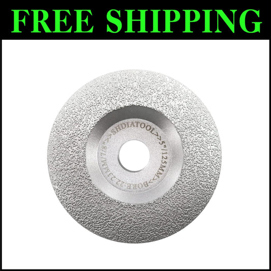 5-Inch Coarse Diamond Grinding Wheel - Ideal for Angle Grinders & Convex Shapes