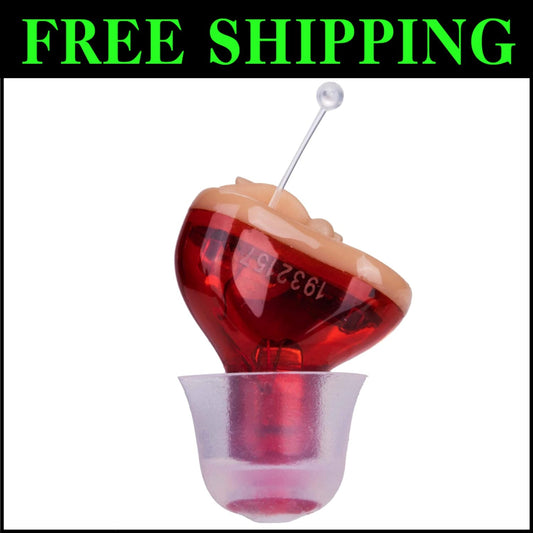 Invisible Hearing Amplifier for Seniors - Lightweight & Noise-Cancelling Device