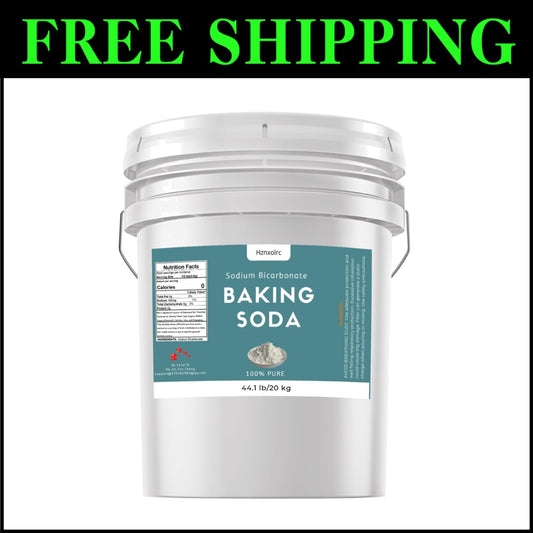 Versatile 44.1 lb Baking Soda Powder - Improve Baked Goods & Freshen Up Spaces