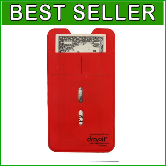 100 Count Red Heavy-Duty Reusable Envelopes - Secure Currency & Document Storage