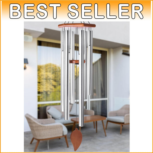 45-Inch Rustproof Wind Chime - Beautiful Outdoor Memorial with Melodious Sounds
