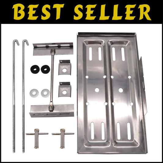 Universal Stainless Steel Tray Holder Kit - Durable 7.5" x 13.25" Solution