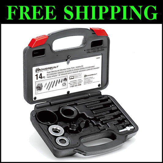 Heavy Duty Forged Tool Set for Efficient Power Steering and Alternator Repair