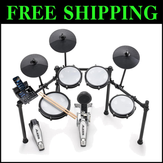 Ultimate Nitro Max Drum Kit - 10" Dual Zone Snare, 440+ Sounds & Drumeo Access