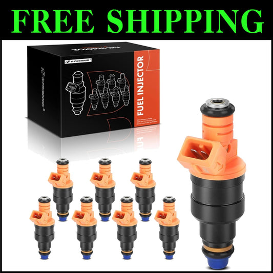 Set of 8 Fuel Injectors for Ford, Lincoln, Mercury - V8 Models Compatibility