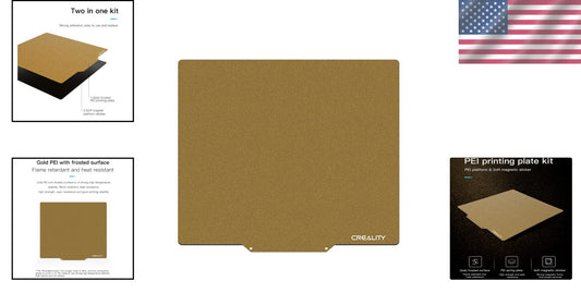 Ender 5 Plus PEI Print Bed Kit - Frosted Surface & Magnetic Steel Platform