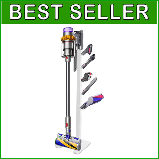 Durable Metal Organizer Rack with 5 Hooks for V-Series Cordless Vacuum Cleaners