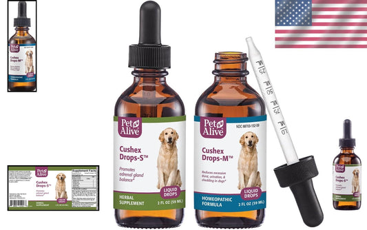 Expert-Formulated Dog Adrenal Support: Complete Cushex ComboPack for Wellness