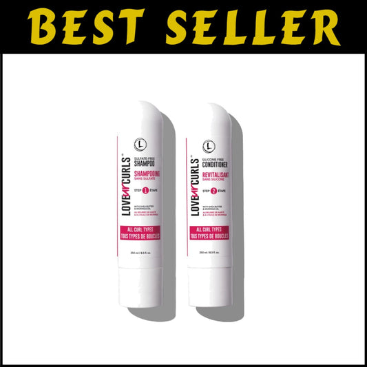 Non-Crunchy Curl Defining Shampoo & Conditioner, Gluten-Free & Gentle Care