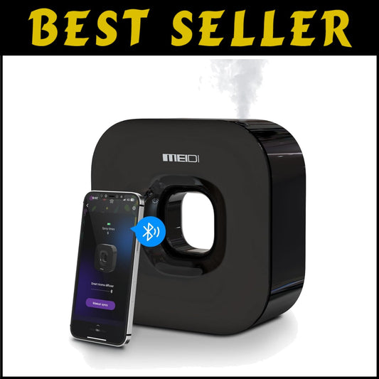 App-Controlled Waterless Diffuser with 3000 Sq Ft Coverage - Modern Elegance