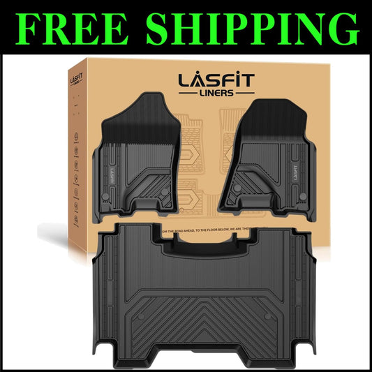 2019-2024 Ram 1500 Crew Cab Custom Floor Liners - Protects Against All Elements