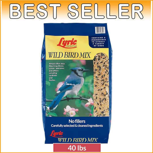 Diverse Wild Bird Mix for Feeders - 40 lb. Nutritional Blend for Backyard Birds