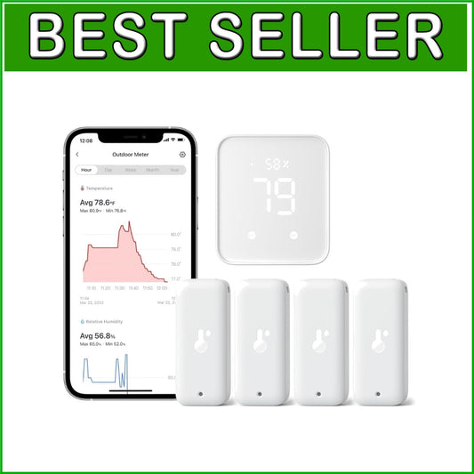 Comprehensive Wi-Fi Humidity Sensor Hub Bundle: 4 IP65 Monitors for Home Comfort