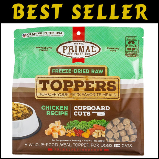 Grain Free Dog and Cat Food Toppers with Probiotics - Perfect for Picky Eaters