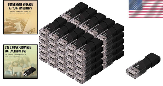 Bulk 50 Pack of 32GB USB 2.0 Flash Drives - Durable & Lightweight Design
