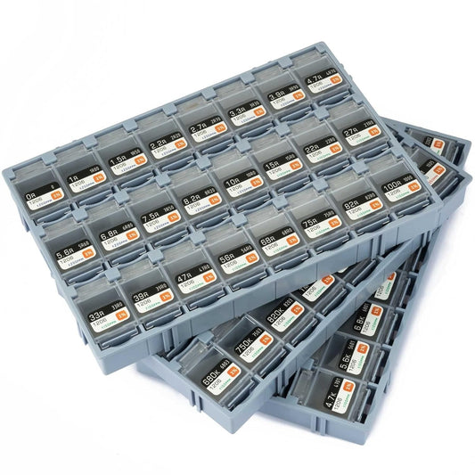 1206 SMD Resistor Kit: 7200 Pieces, 72 Values - 1% Tolerance, Upgraded Storage