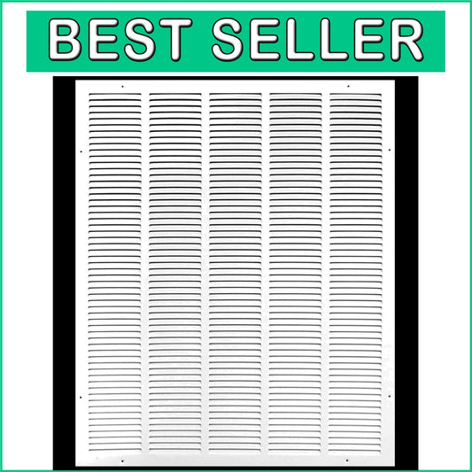 Durable 24'' x 36'' Sidewall and Ceiling Air Grille - Effortless Installation