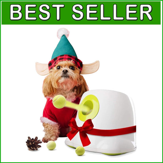 Adjustable Distance Automatic Ball Launcher for Dogs - Ultimate Fetch Experience