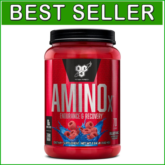 10g Amino Acids Per Serving - Blue Raz Powder for Muscle Recovery & Endurance