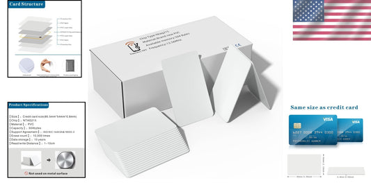 Premium 200-Pack NTAG215 NFC Tags - Versatile, Eco-Friendly, and Durable