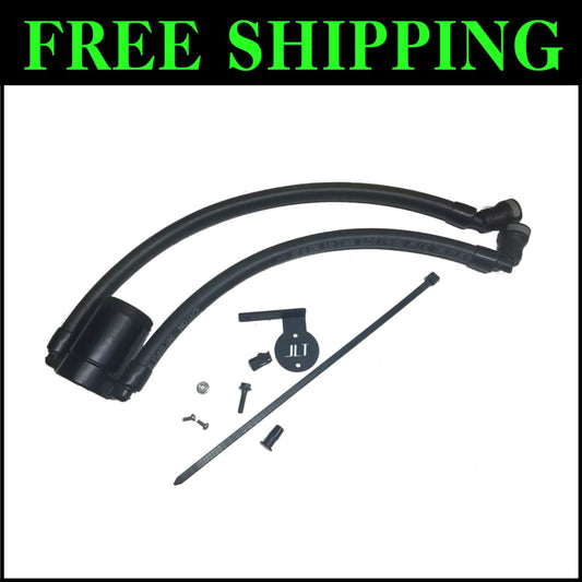 2011-2019 F150 Black Anodized Oil Separator - Easy Plug-N-Play Installation