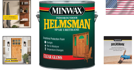 1 Gallon Clear Spar Urethane Gloss Finish - Ultimate Wood Protection Solution