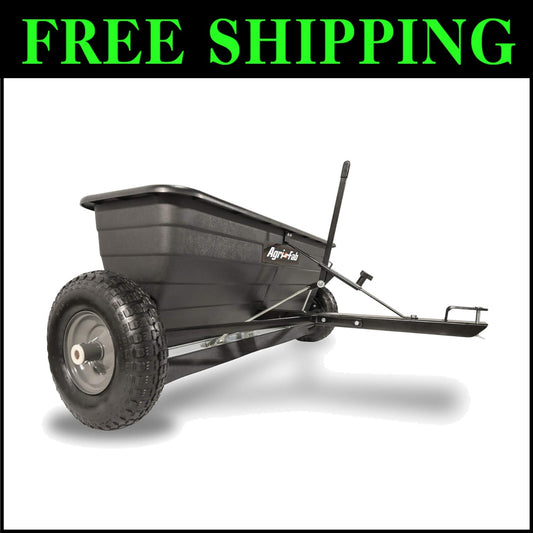 Efficient 175 lb Drop Spreader with 42-inch Spread Width for Lawn & Garden Care
