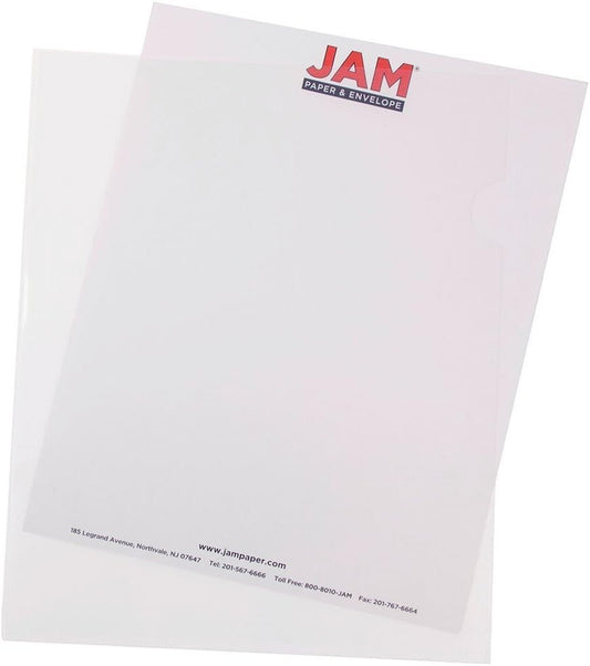 Bulk Pack of 120 Letter Size Clear Project Pockets - Protect Documents Elegantly