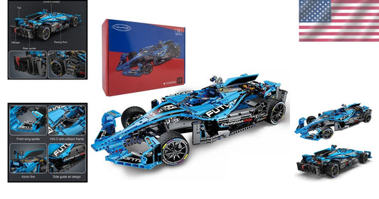 Detailed Formula 1 Racing Car Blocks Set - Perfect for Teen and Adult Collectors
