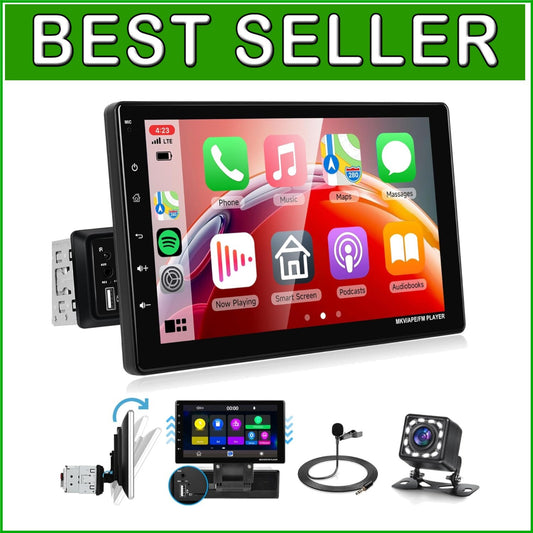 Detachable Touchscreen Car Multimedia Player with Bluetooth & Backup Camera