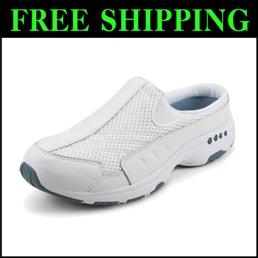 Wide Fit Women's Leather Mules with Arch Support - Stylish and Practical