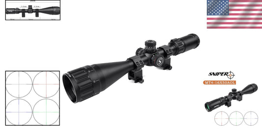 Adjustable Objective 4-16X50 Scope - Perfect for .308 Rifles and Beyond