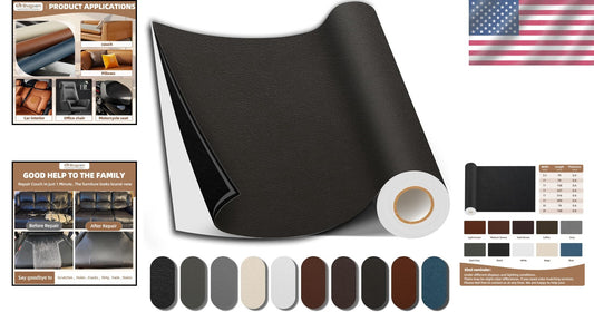 35X79 Inch Self-Adhesive Leather Patch | Waterproof & Scratch-Resistant Tool