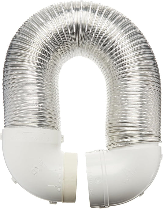 All-in-One Dryer Vent Kit - Flexible Aluminum Duct & Elbow Components Included