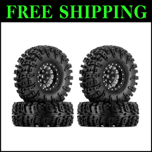 High-Performance 1.3" Wheel Tires Set for Ultimate RC Crawler Off-Roading