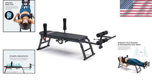 Full Body Inversion Table for Back Pain Relief & Improved Posture Correction