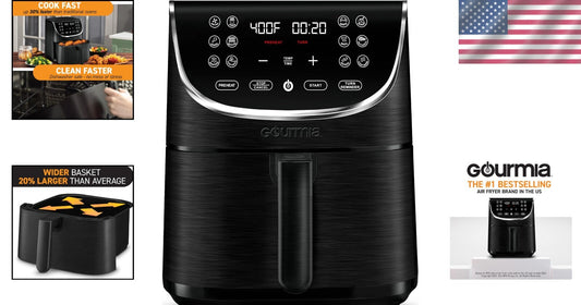 7-Quart Digital Air Fryer Oven with 12 Cooking Presets - Quick & Healthy Meals