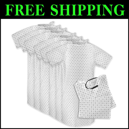 Fashionable Hospital Gowns with Back Tie - Ideal for Labor, Maternity & More
