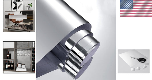 Flexible 400-Inch Mirror Wall Sticker - Perfect for DIY Home Enhancements