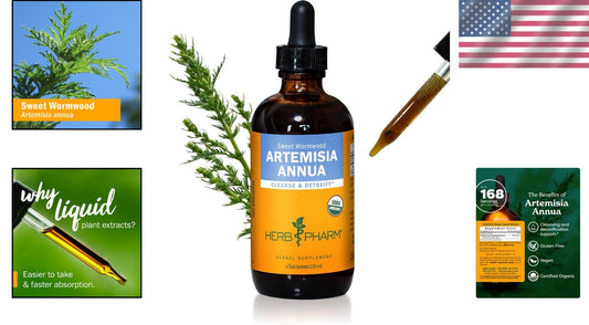 Expertly Crafted 4 oz Organic Sweet Annie Liquid Extract for Optimal Wellness