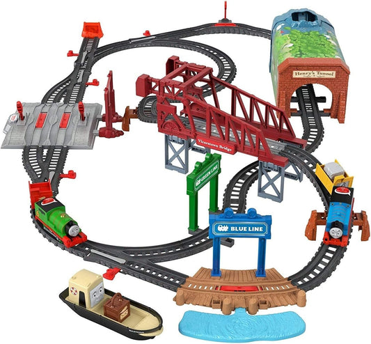 Engaging Thomas & Percy Train Set with Talking Engines and Track Switches