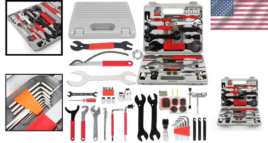 Durable Bicycle Maintenance Tool Set - All-in-One 48 Tools for Easy Repairs