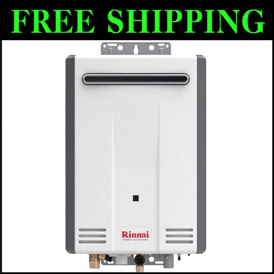 Energy-Saving Tankless Water Heater - 5.3 GPM Propane, Compact for Small Spaces