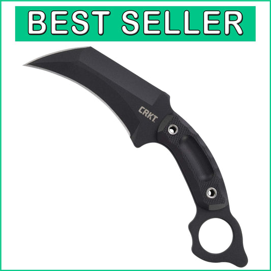 Durable Du Hoc Karambit Knife - 5.1'' Plain Edge SK5 Blade & Customizable Sheath