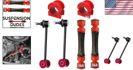 High-Quality 6 PC Sway Bar Stabilizer Link Kit + Bushings for GM SUVs 2007-2020