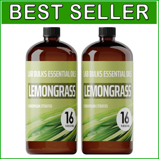 32 Fl Oz Lemongrass Essential Oil Duo – Perfect for Diffusers and DIY Projects